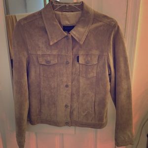GUESS suede leather jacket
